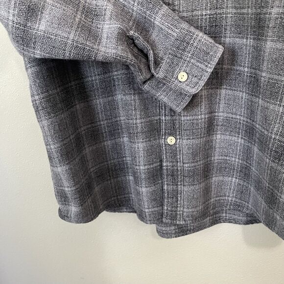 Grayers Heritage Flannel Shirt Mens XL Gray Long Sleeve Plaid Button Up - Picture 7 of 9